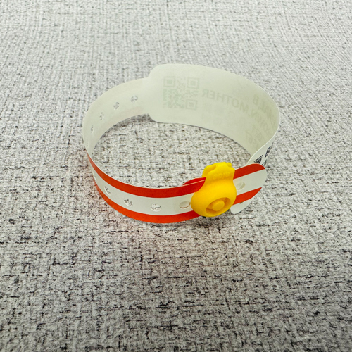 PP synthetic paper printable disposable paper wristband for events