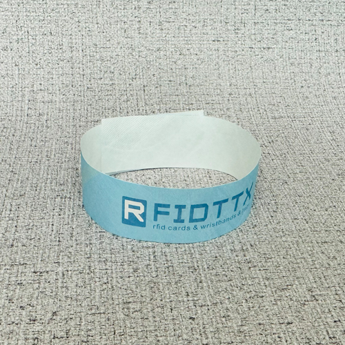 Custom Printed Logo Waterproof Wristband pp paper wristbands for Events,waterpark