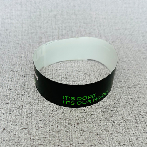 RFID waterproof pp paper wristbands paper wristband for waterpark access control