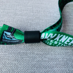 13.56MHz Music Festival RFID Weave Wristband HF Passive NFC Fabric Wristbands Bracelet for Activity