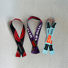 Adjustable Fabric Rfid Wristband / Bracelet Nfc Tag Smart Rfid Band For Festival Events