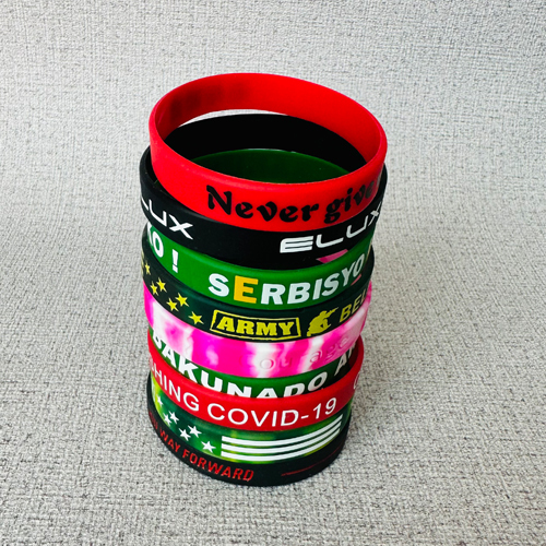 Custom Silicone Bracelets, Rubber Wristbands With Message or Logo, High Quality Personalized Wrist Band