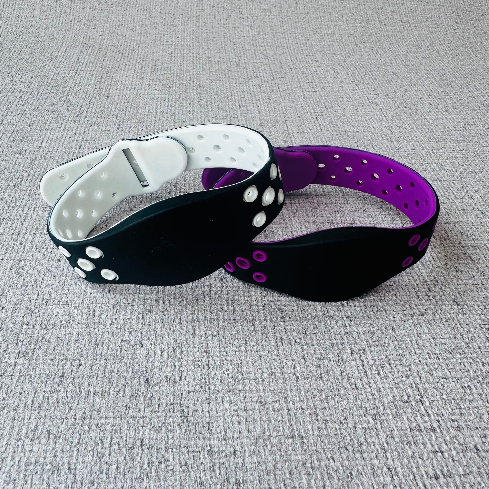 Silicone RFID NFC Wristband Bracelet 125khz 13.56mhz UHF Waterproof Tag Price custom logo Colorful for access control