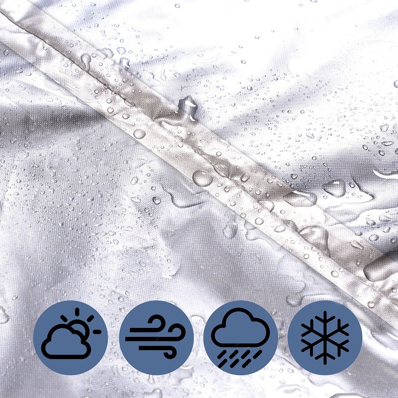 420D Square Furniture Cover Outdoor Protective Cover Waterproof Dust-Proof Windproof Moisture Proof Anti-UV For Sofas Chairs Dining Table