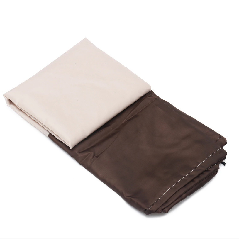 210D Beige Furniture Cover Outdoor Protective Cover Waterproof Dust-Proof Windproof Moisture Proof Anti-UV For Sofas Chairs Dining Table