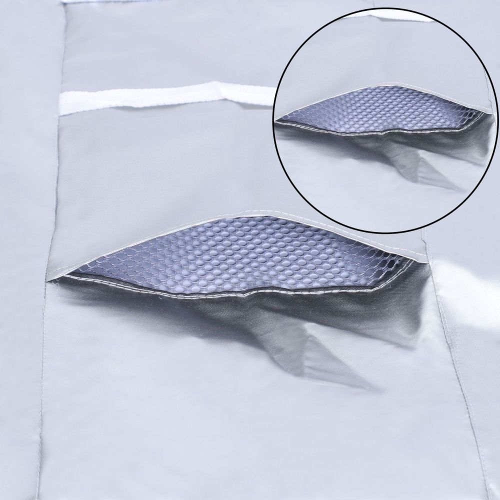 420D Square Furniture Cover + Pocket Outdoor Protective Cover Waterproof Dust-Proof Windproof Moisture Proof Anti-UV For Sofas Chairs Dining Table
