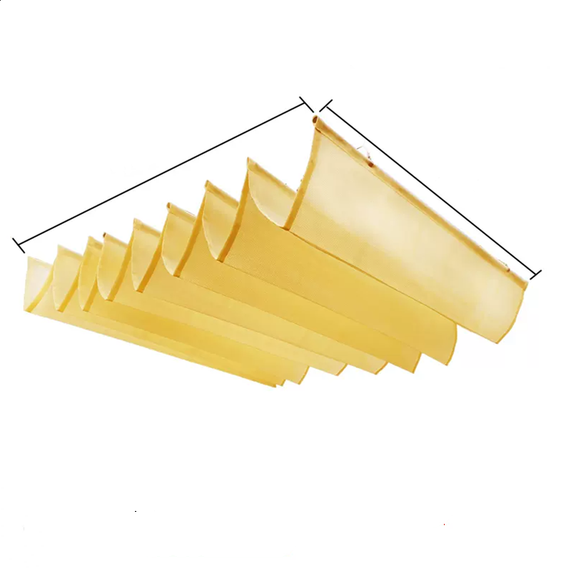 Customized Made Wave Shade Cover Replacement Shade HDPE Mesh Pergola Shade Canopy Slide Wire Extendable Shade Awning Sail for Patio Deck Gazebo