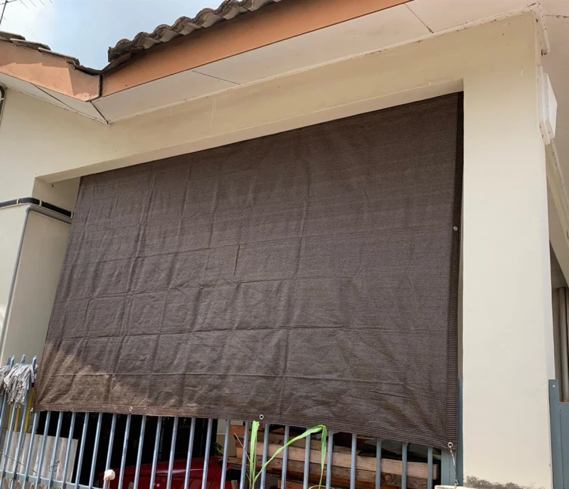 Sun Shade Mesh Canopy Awning Privacy Screen Wind Screen Hot Resistant Protection Shelter 90% UV Blocking for Gazebo Patio Garden Outdoor Greenhouse Flower Barn Kennel Fence Beige
