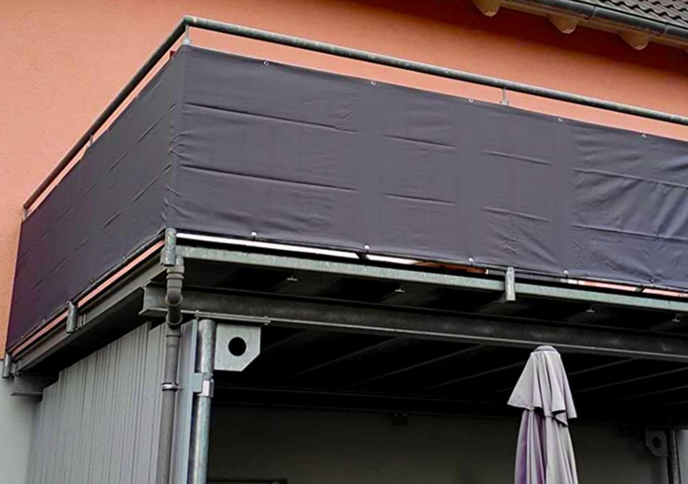 Customized Made Balcony Privacy Screen Sunscreen Shield Cover Oxford Cloth Anti UV Water Resistance Wind Breaker Fencing Screening for Porch Deck Outdoor Backyard Patio