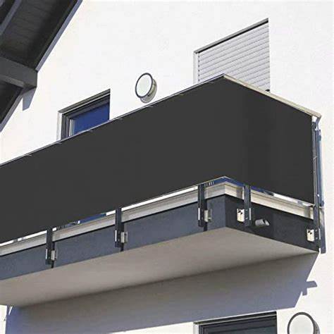 Customized Made Balcony Privacy Screen Sunscreen Shield Cover Oxford Cloth Anti UV Water Resistance Wind Breaker Fencing Screening for Porch Deck Outdoor Backyard Patio