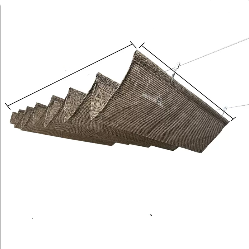 Customized Made Wave Shade Cover Replacement Retractable Shade HDPE Mesh Pergola Shade Canopy Slide Wire Extendable Shade Awning Sail for Patio Deck Gazebo