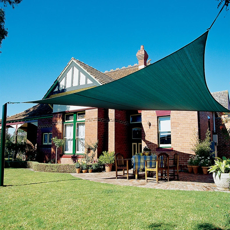 Customized Made HDPE Mesh Rectangle Patio Sun Shade Sail Canopy Awning Sun Shelter Protection 90% UV Blocking for Outdoor Garden