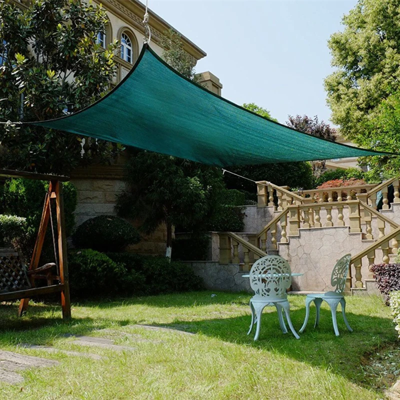 Sun Shade Mesh Canopy Awning Privacy Screen Wind Screen Hot Resistant Protection Shelter 90% UV Blocking for Gazebo Patio Garden Outdoor Greenhouse Flower Barn Kennel Fence Beige