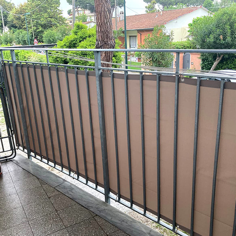 Customized Made Balcony Privacy Screen Sunscreen Shield Cover Oxford Cloth Anti UV Water Resistance Wind Breaker Fencing Screening for Porch Deck Outdoor Backyard Patio