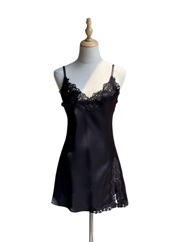 Lace Silk Camisole  Nightgown