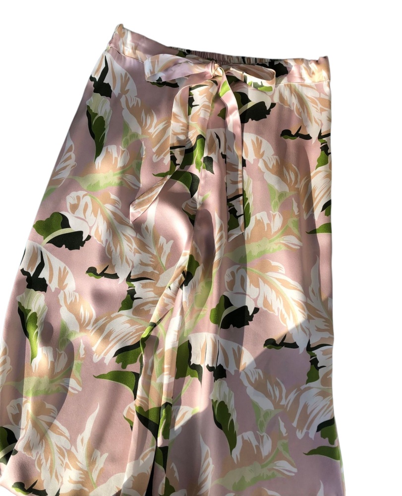 Heavyweight Silk Pajama Set in Plain Satin – Shirt & Pants