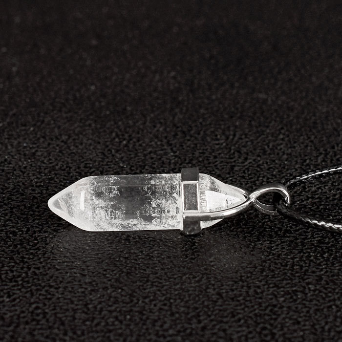 30mm natural Crystals Hexagonal Column Necklace Pendant