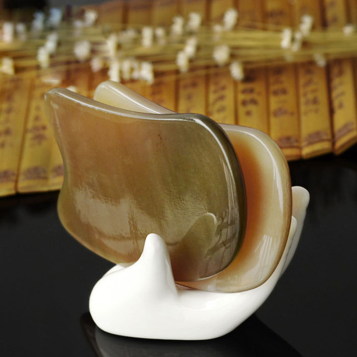 Square horn massage and scraping board A