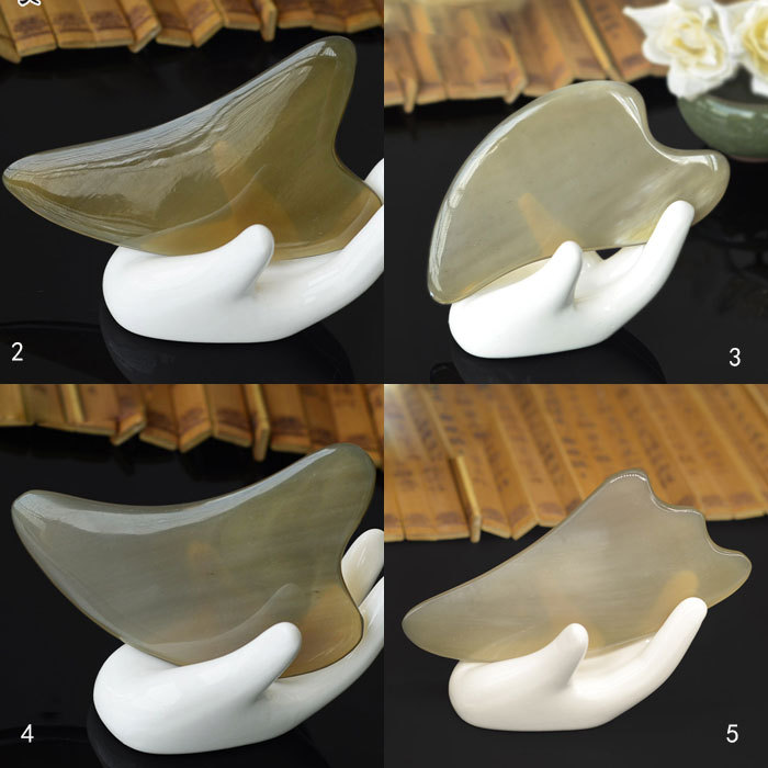 Large natural thickened ox horn scraping board