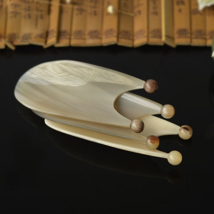 Multifunctional horn eye point massager