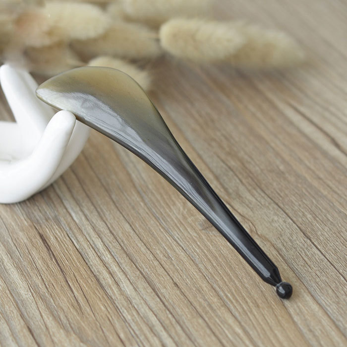Ox horn eye scraping point massage pen