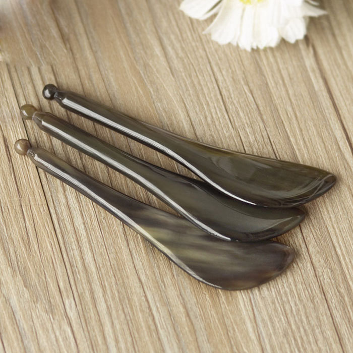 Ox horn eye scraping point massage pen