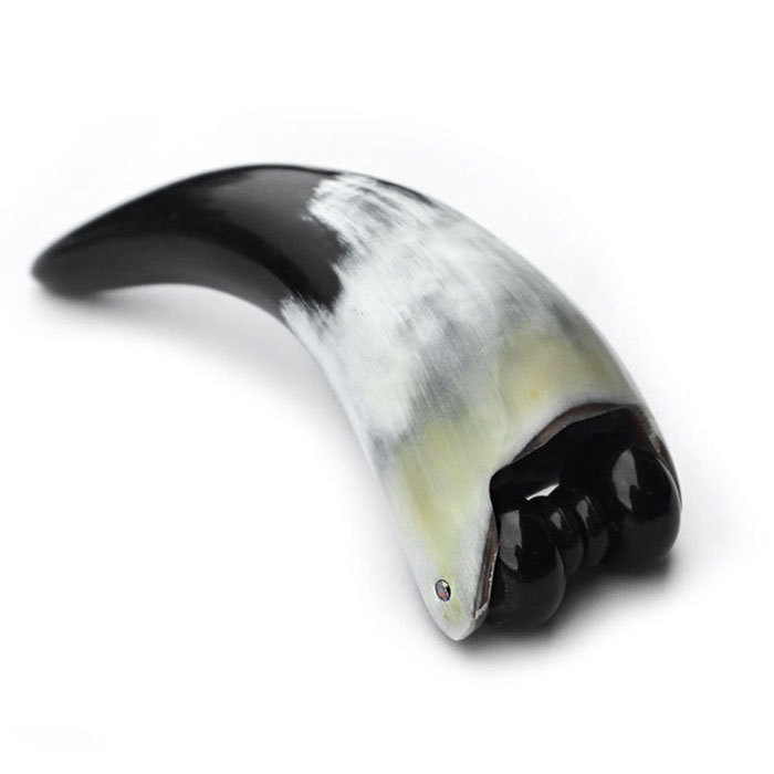 Small 10-12cm ox horn massage wheel