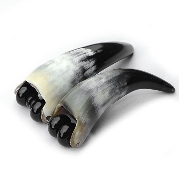 Small 10-12cm ox horn massage wheel