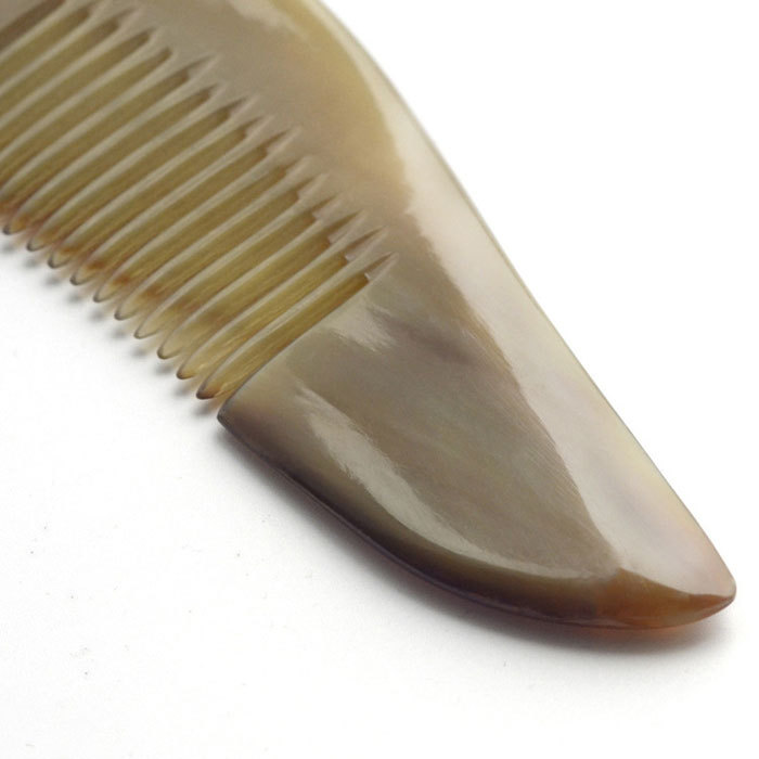 12cm natural yak horn comb