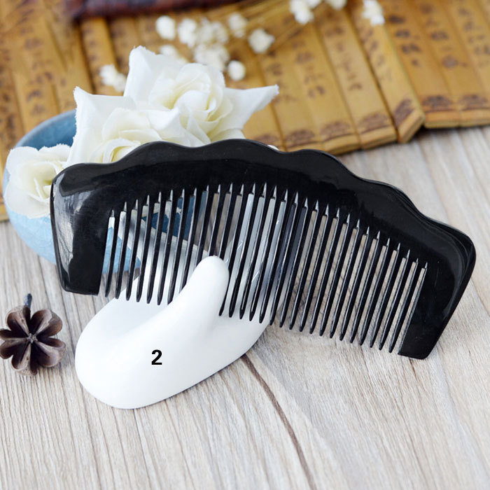 Full tooth horn massage comb