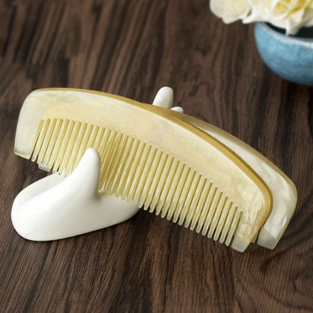 11cm wide style sheep horn comb,Ox Horn Combs