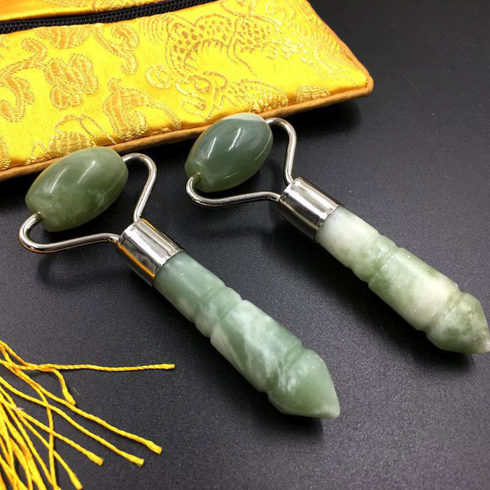 Natural jade beauty massage roller No.333