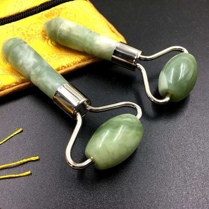 Natural jade beauty massage roller No.333