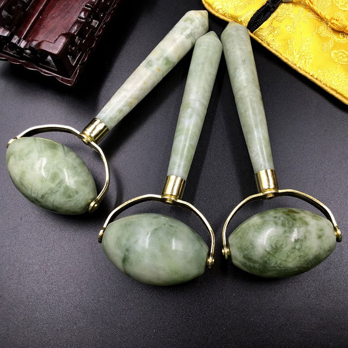 Natural jade beauty massage roller No.340