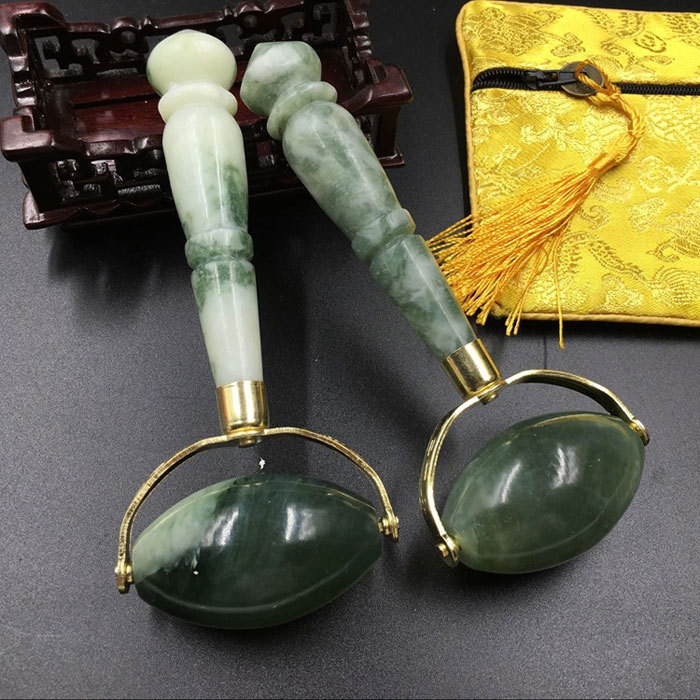 Natural jade beauty massage roller No.334