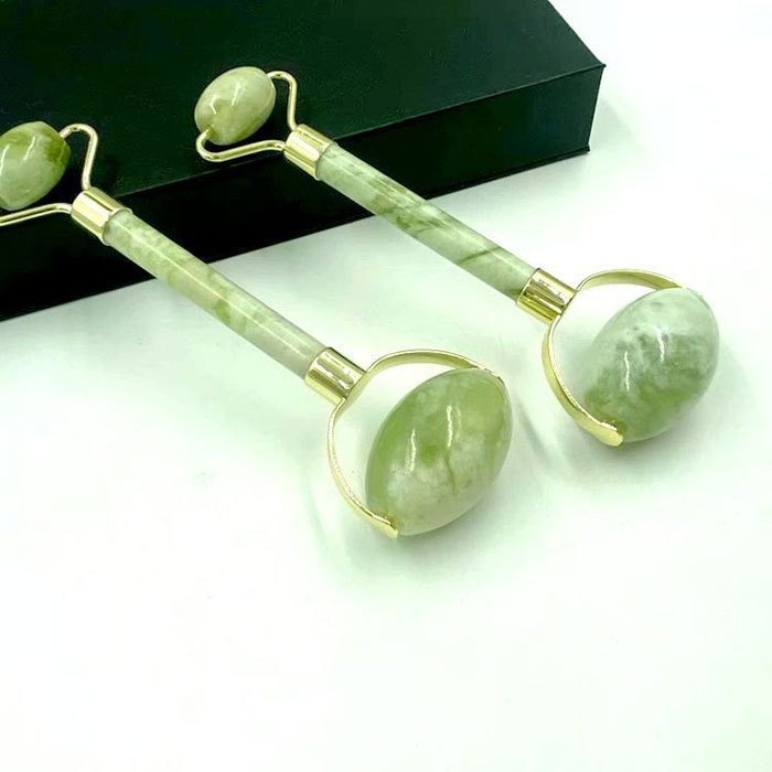 Natural jade beauty massage roller No.345