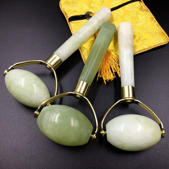 Natural jade beauty massage roller No.344