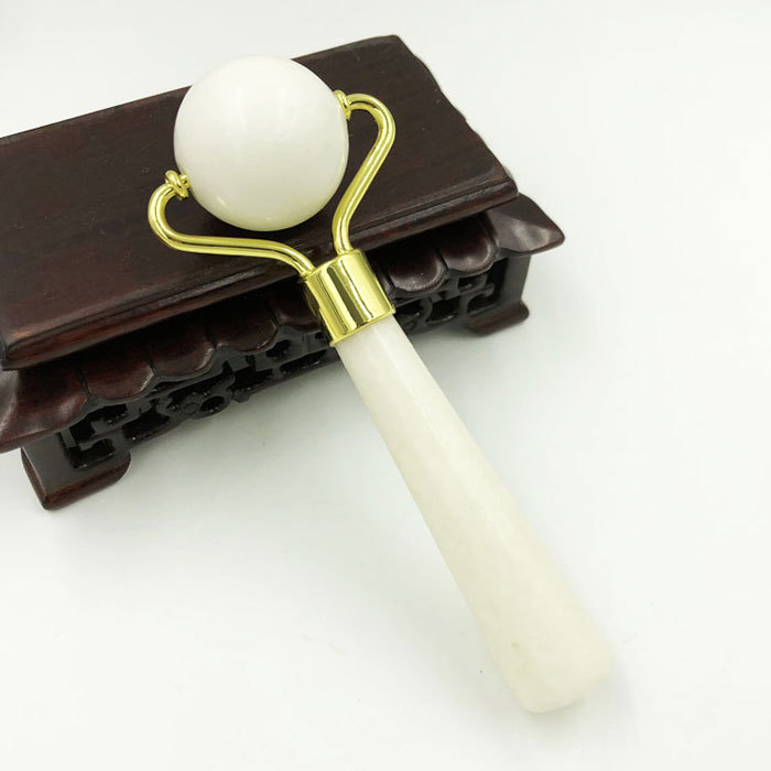 Natural jade beauty massage roller No.358