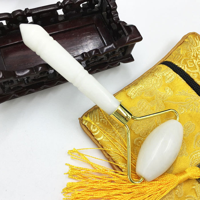 Natural jade beauty massage roller No.383