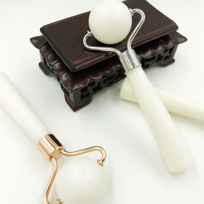 Natural jade beauty massage roller No.358