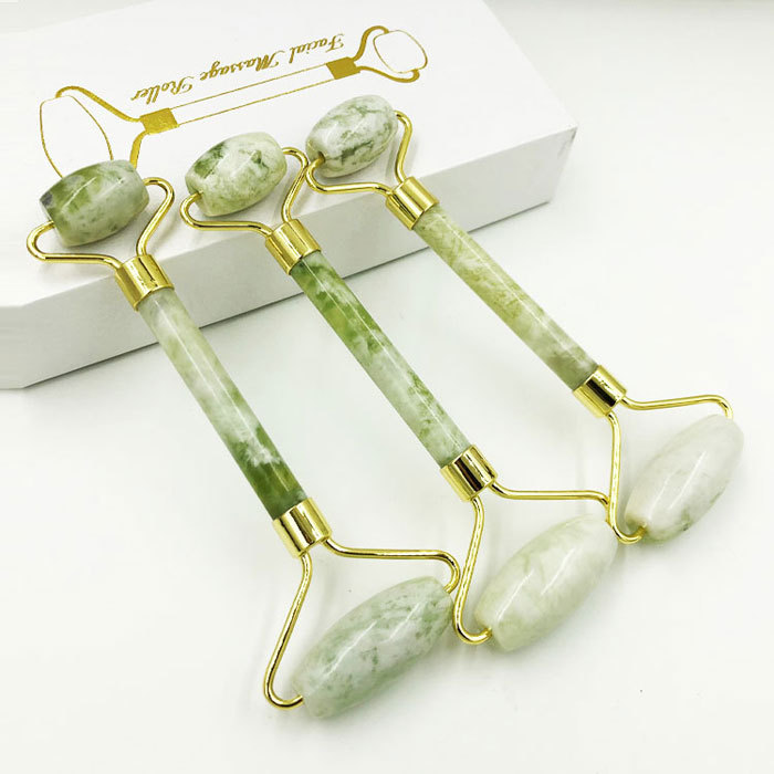 Natural jade beauty massage roller No.382