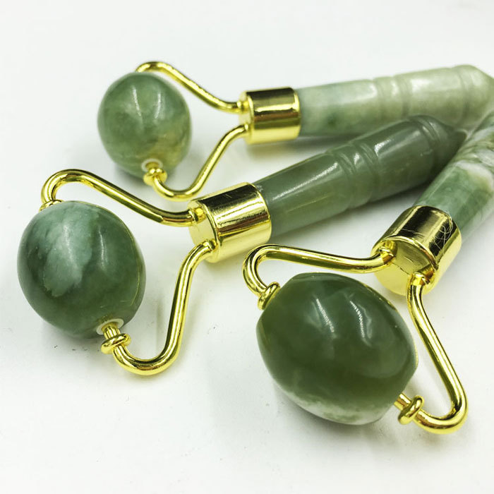 Natural jade mute beauty massage roller No.381