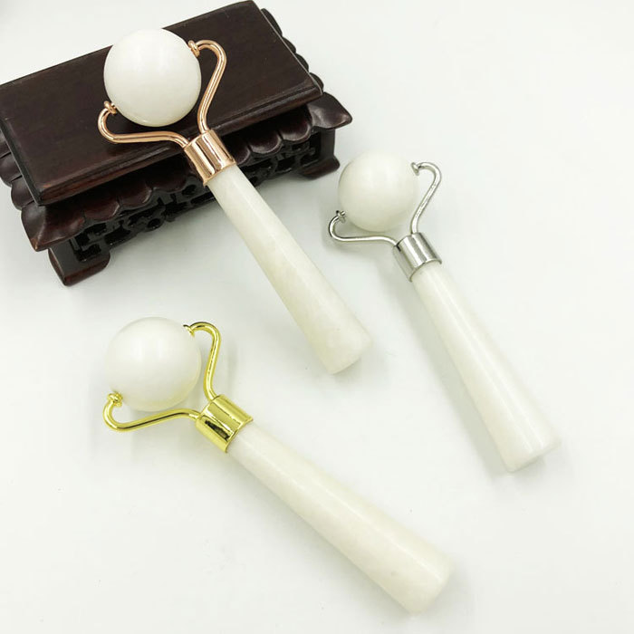 Natural jade beauty massage roller No.358