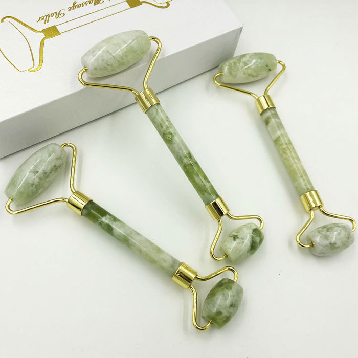 Natural jade beauty massage roller No.382