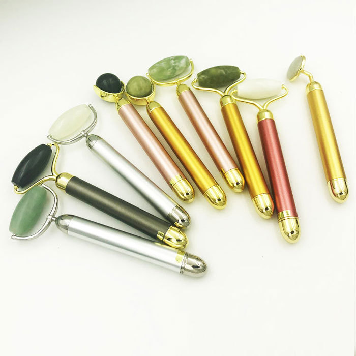 Natural jade beauty massage roller No.352