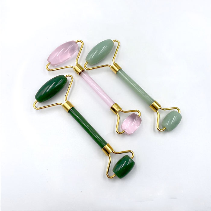 Crystal jade massage roller