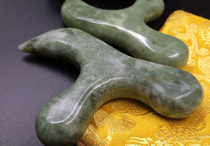 Natural jade massager