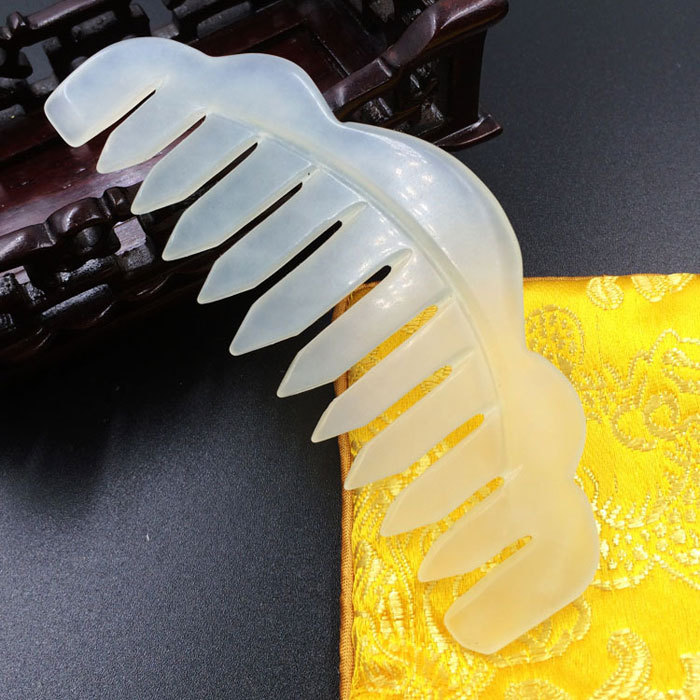 Natural jade massage comb No.412