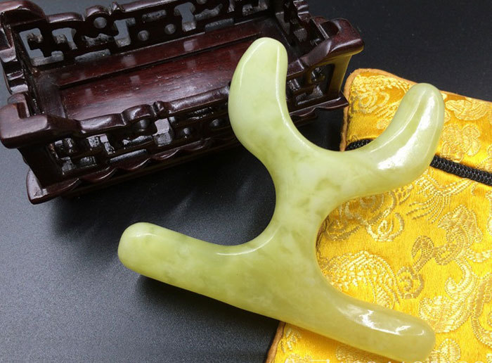 Natural jade massager