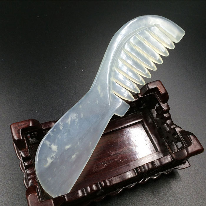 Natural jade massage comb No.411